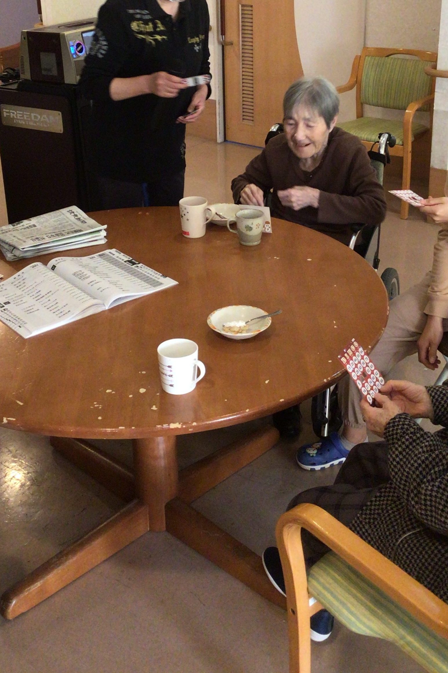 南4丁目…クリスマス前のビンゴゲーム大会