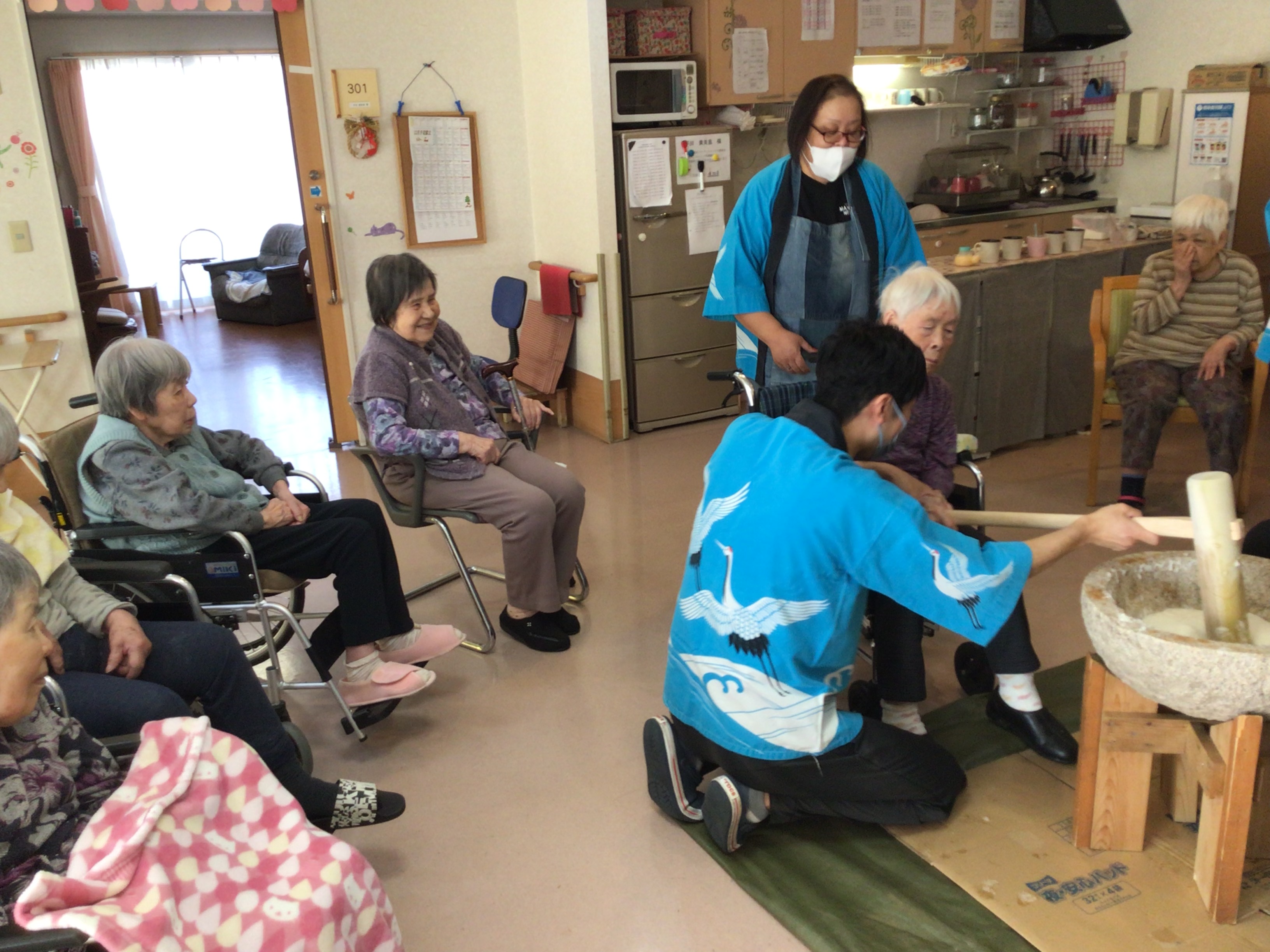 【南3丁目】お餅つき