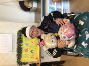 東4丁目3月生まれの利用者様🎂