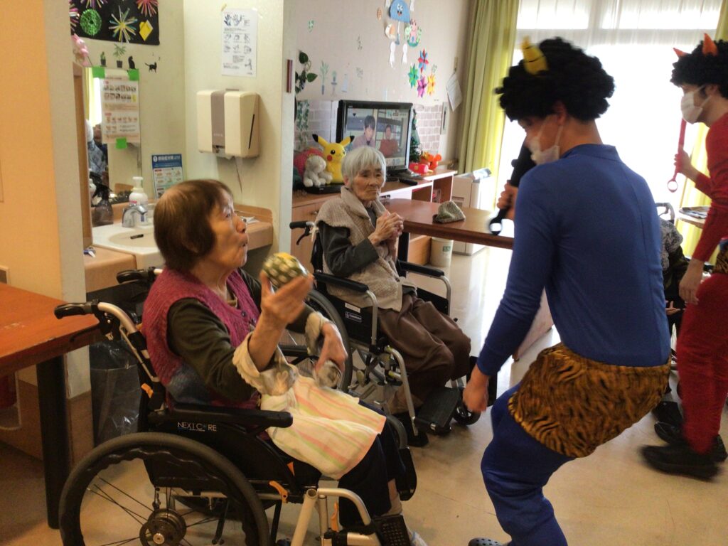 東3丁目に鬼が来ました～！