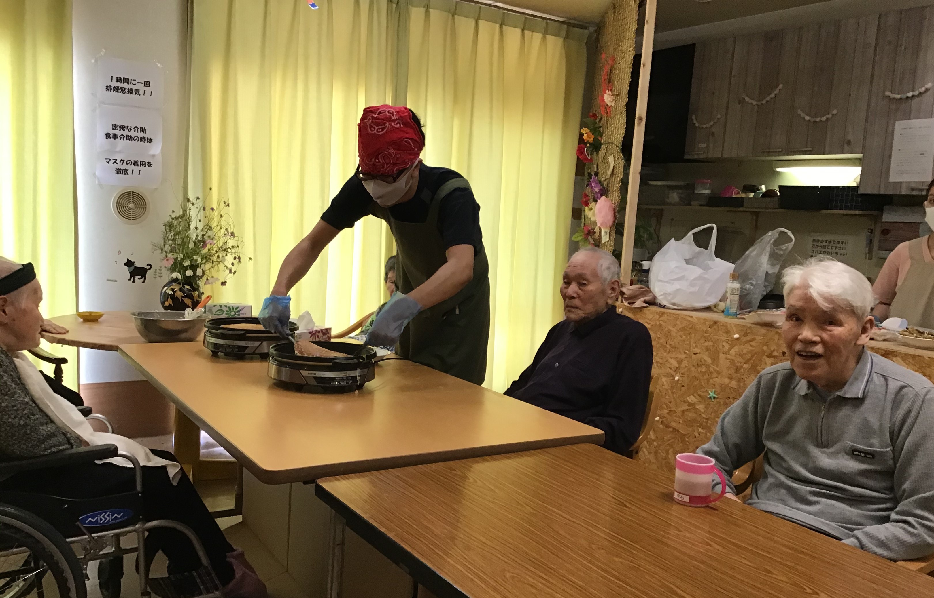 東3丁目誕生日会★お好み焼きパーティー！
